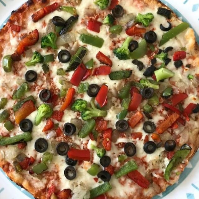 White Veggie Pizza (Large 16").